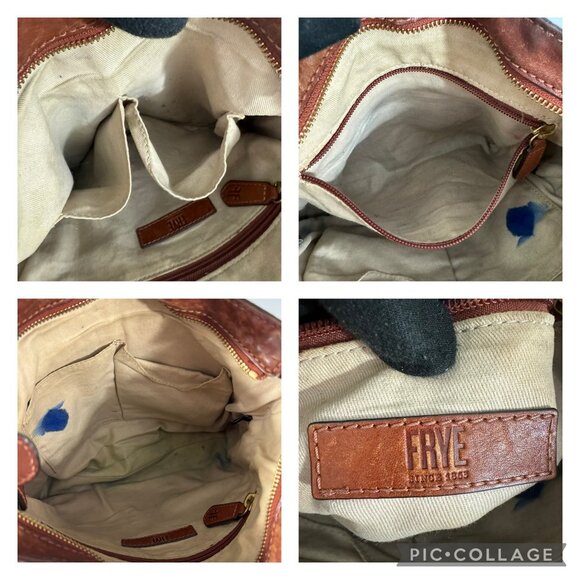 FRYE Brown Leather Crossbody Bag - Picture 13 of 14